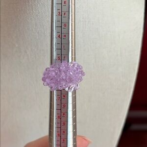 Retro Lavender Acrylic Ring #604